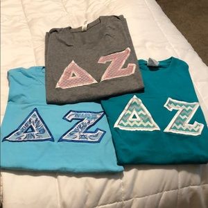 Delta Zeta short sleeve shirts bundle